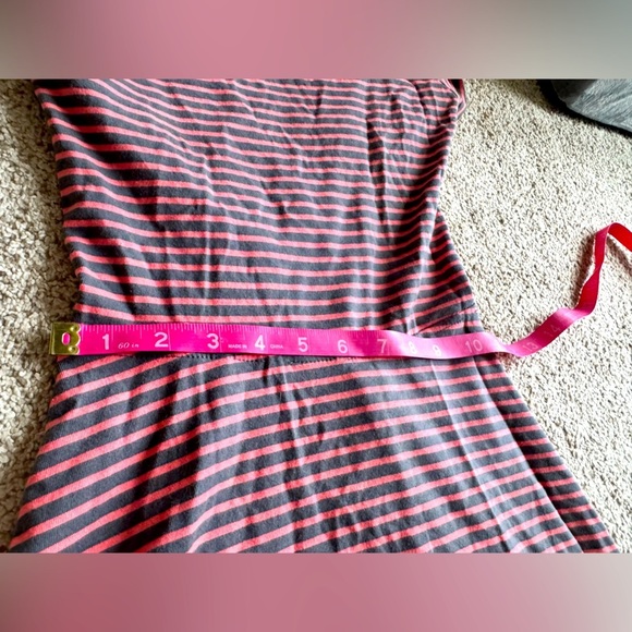 SO Striped pink and gray Women's Dress - Picture 3 of 7